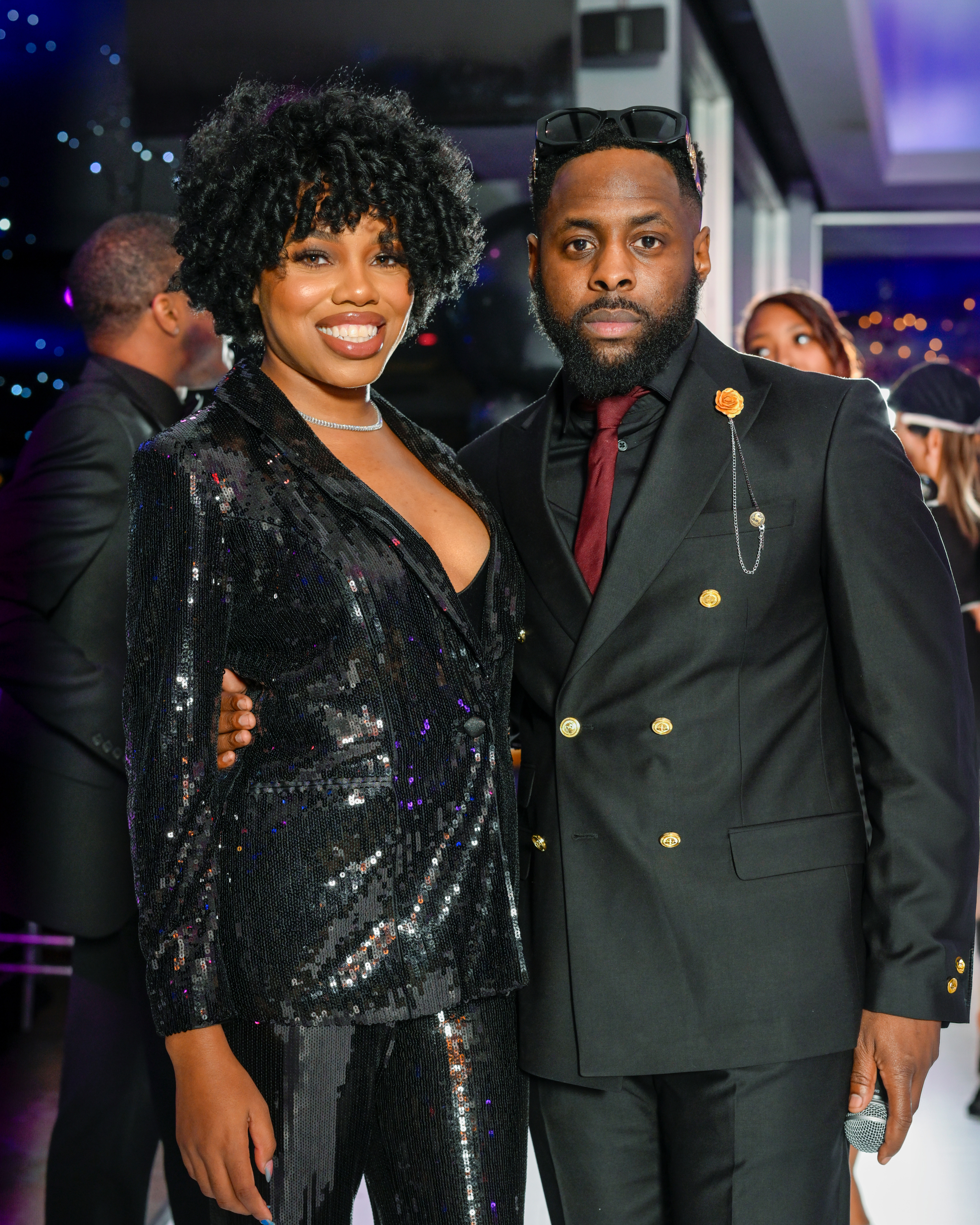 Upscale gala guest portrait photography